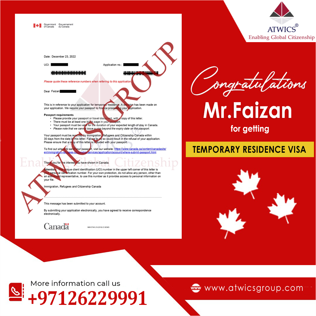Mr Faizan temporary residence