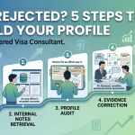Visa Rejected? 5 Steps to Rebuild Your Profile with a Registered Visa Consultant