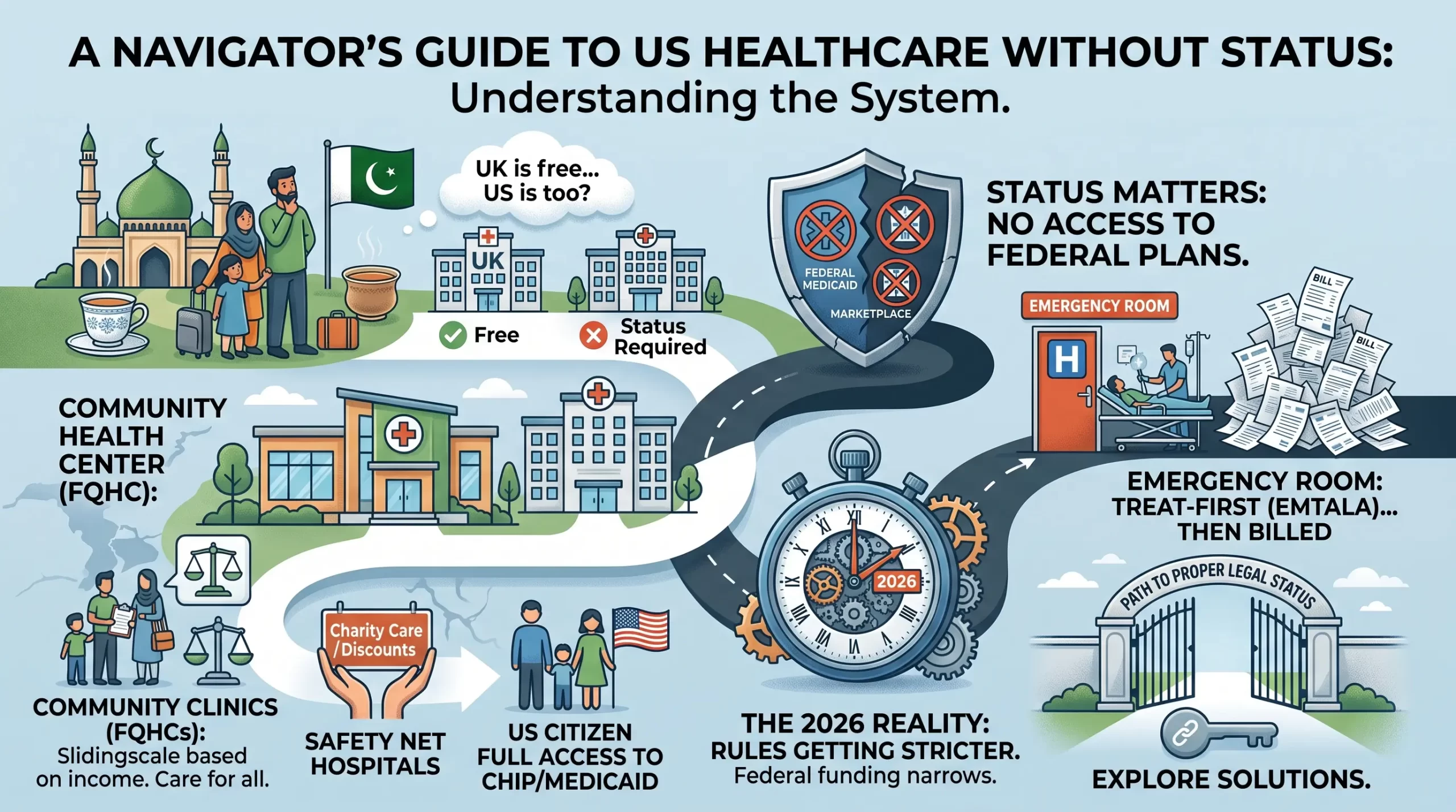 Do Undocumented Immigrants Get Free Healthcare?