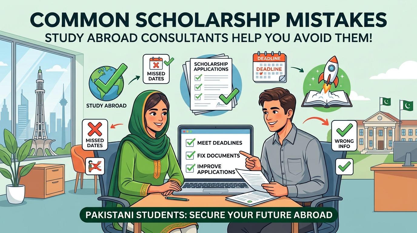 How Study Abroad Consultants Help Avoid Scholarship Mistakes
